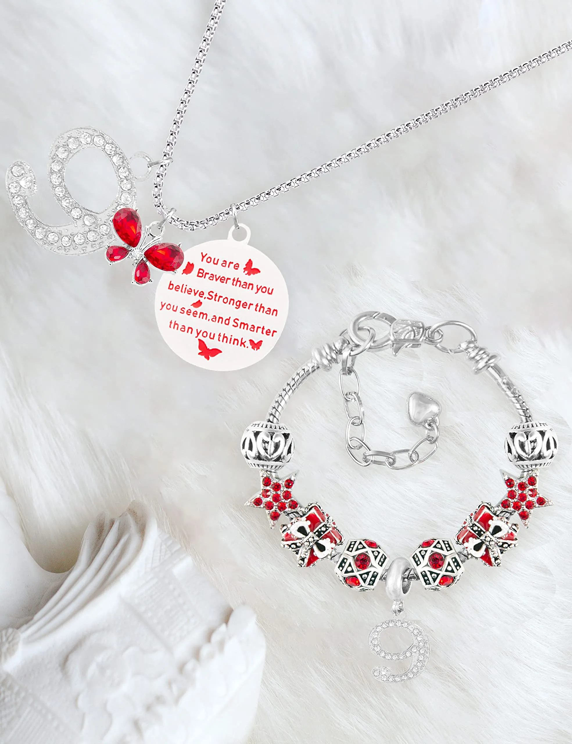 9th Birthday,9th Birthday Gift,9th Birthday Girl Gifts,9th Birthday Necklace,Gifts for 9
